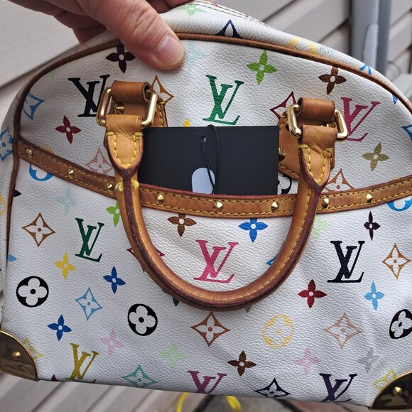 Auth Louis Vuitton Monogram Multicolor Trouville Bag With Dustbag - Picture 8 of 8